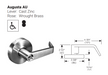 ACCENTRA 4600LN Augusta AU lever design and dimensions