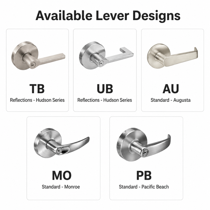 ACCENTRA 4601LN Grade 2 Passage Lever Lockset