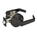 ACCENTRA 4602LN privacy lever lockset in BSP black suede finish