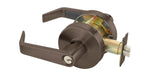 ACCENTRA 4607LN entry lever lockset in 613E dark oxidized satin bronze
