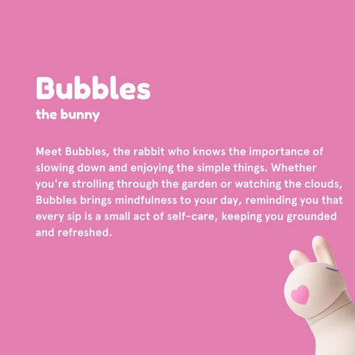 Juliet the Bunny collectible character from the Asobu Besties water bottle collection