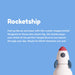 ASOBU Besties Rocketship insulated water bottle with collectible silicone rocket topper