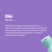 Kiki the Kitty character card introducing the Asobu Kitty Bestie insulated water bottle