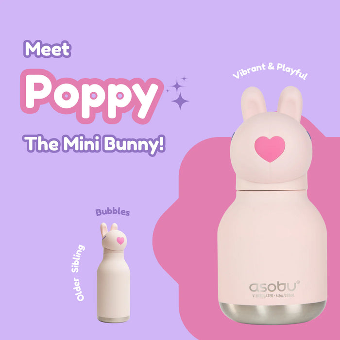 Poppy the Mini Bunny character from the Asobu Mini Besties collection