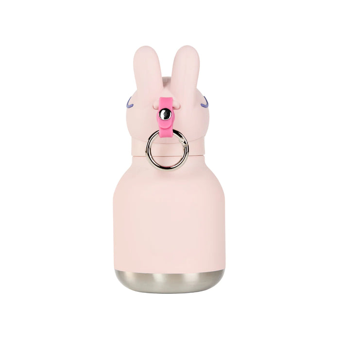 Asobu Mini Besties Bunny insulated reusable water bottle standing upright