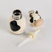 Asobu Mini Cow Bestie insulated water bottle with removable silicone cow topper and straw