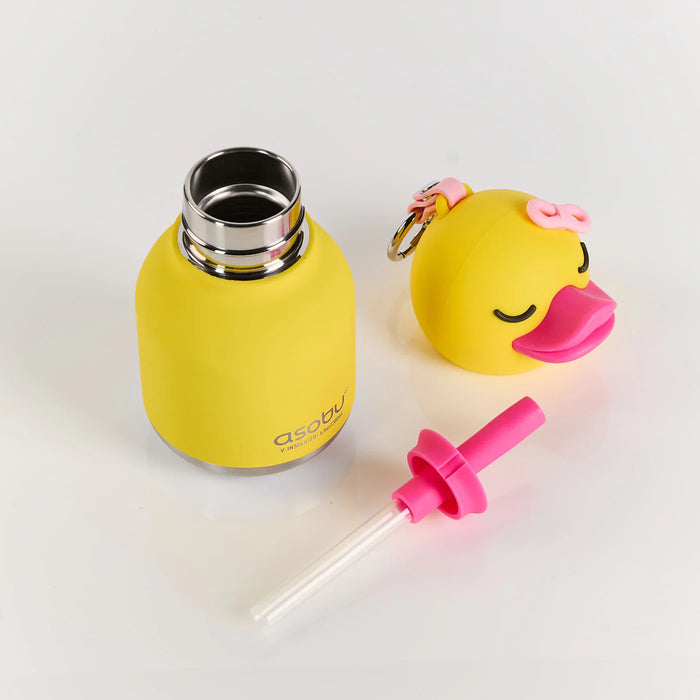 Meet Blossom Mini Duck Besties collectible insulated water bottle by Asobu