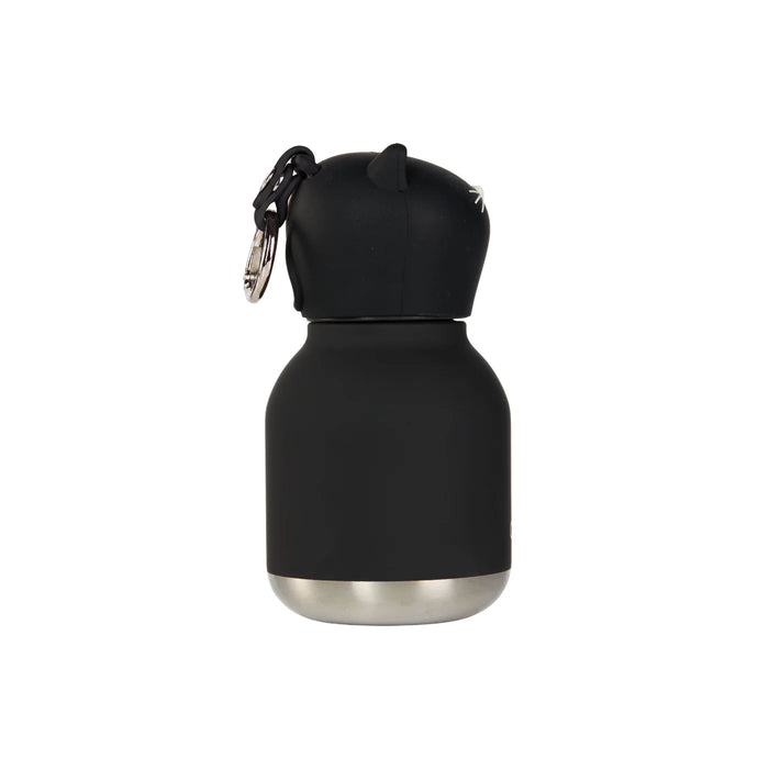 Side view of the Asobu Mini Kitty Bestie insulated stainless steel water bottle