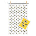 bees dishcloth and kitchen towel set hanging display