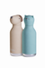 Besties character bottle duo featuring Pepper the Dog and Kiki the Cat stainless steel water bottles