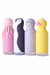 Besties character bottle pack featuring duck jellyfish seal and penguin stainless steel water bottles