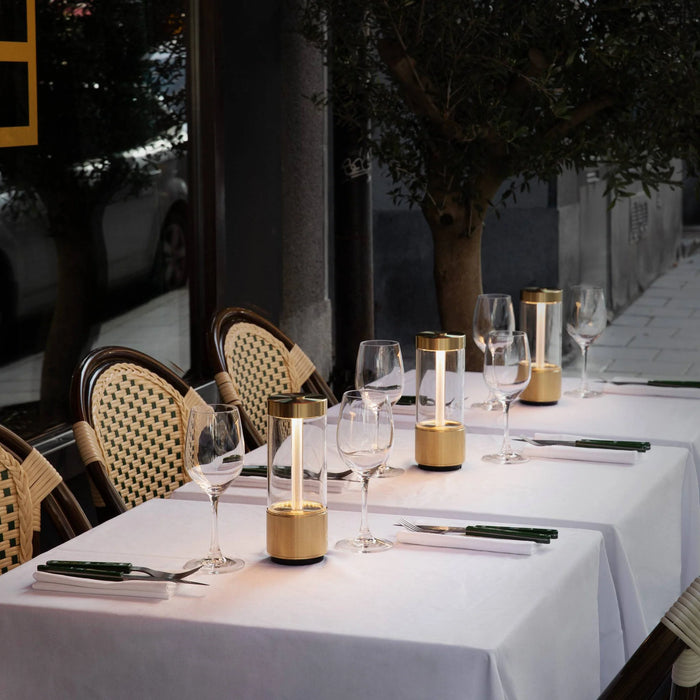Buster + Punch Takeout Portable Table Light in Brass