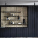 Buster + Punch T-Bar Cross hardware installed on luxury shelving cabinetry
