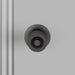 Buster + Punch Cast Door Knob Set in Smoked Bronze finish front view