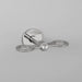 Buster + Punch Cast double dispenser soap holder in steel finish