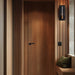 Buster + Punch Cast Passage Door Handle Set installed on modern interior wooden door