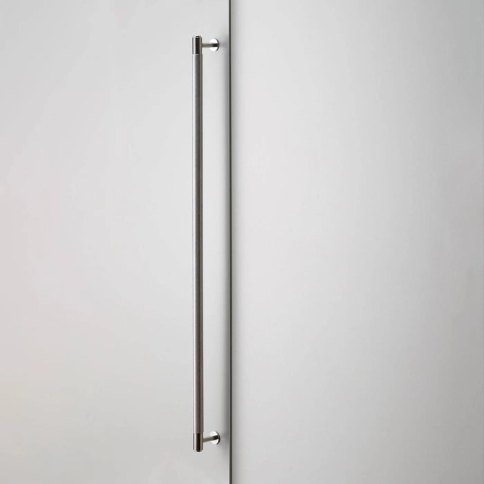 Front view of Buster + Punch Closet Bar Cross in steel finish