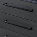 Buster + Punch Cross Pull Bar handle in Black finish large size