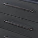 Buster + Punch Cross Pull Bar handle in smoked bronze finish large size