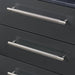 Buster + Punch Cross Pull Bar handle in Steel finish large size