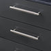 Buster + Punch Cross Pull Bar handle in Steel finish medium size
