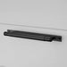 Buster + Punch Cross Pull Bar with Backplate in Black finish medium size