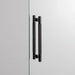 Buster + Punch Double-Sided Pull Bar Cross in black finish front view