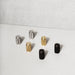 Buster + Punch Furniture Knob Cross available in steel, brass and smoked bronze.