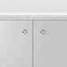Modern cabinet doors featuring Buster + Punch Linear Steel furniture knobs