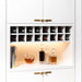 Wine and bar cabinetry with Buster + Punch Cross Brass knob plates