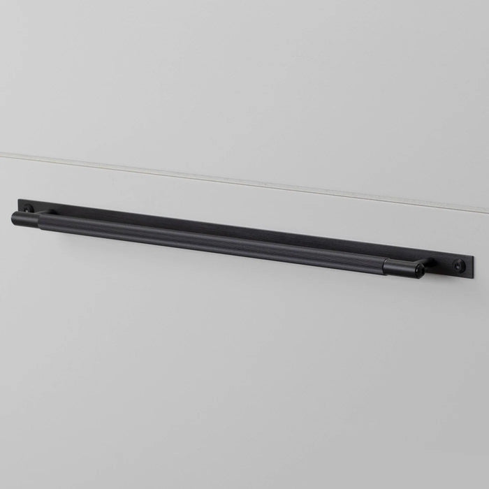 Buster + Punch Linear cabinet pull in black finish large size