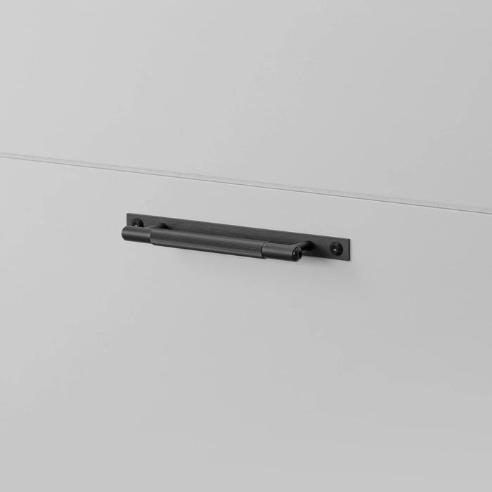 Buster + Punch Linear cabinet pull in black finish small size