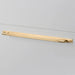 Buster + Punch Linear cabinet pull in brass finish large size front view