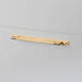 Buster + Punch Linear cabinet pull in brass finish medium size
