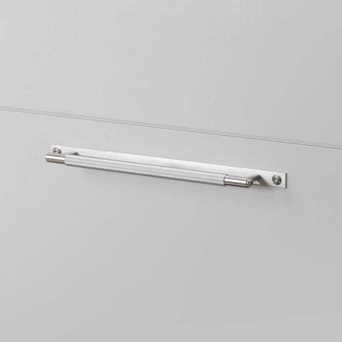Buster + Punch Linear cabinet pull in steel finish medium size