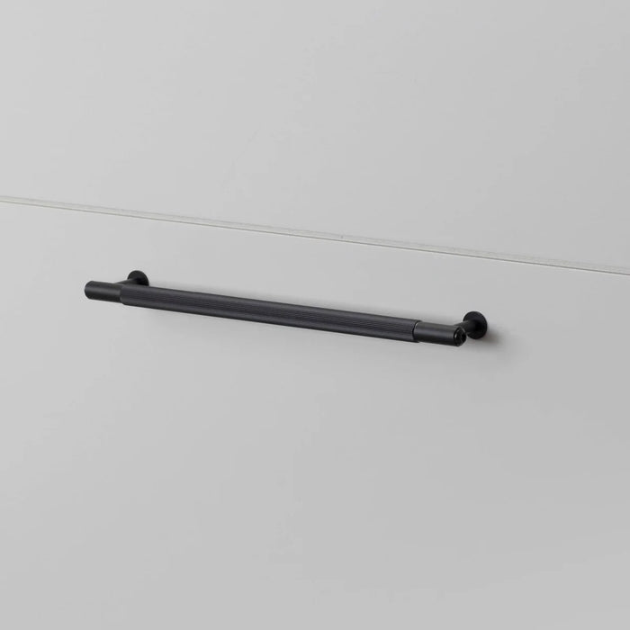 Buster + Punch Linear Pull Bar handle in Black finish medium size