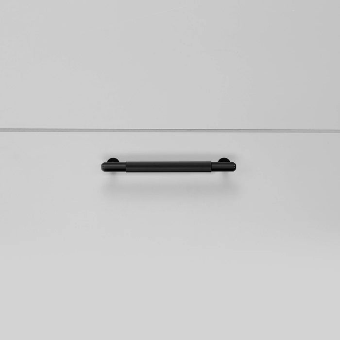 Buster + Punch Linear Pull Bar handle in Black finish small size