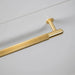 Close up of Buster + Punch Linear Pull Bar handle in Brass finish