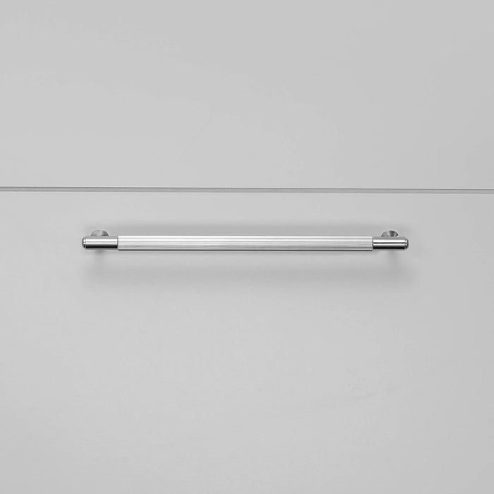 Buster + Punch Linear Pull Bar handle in Steel finish medium size