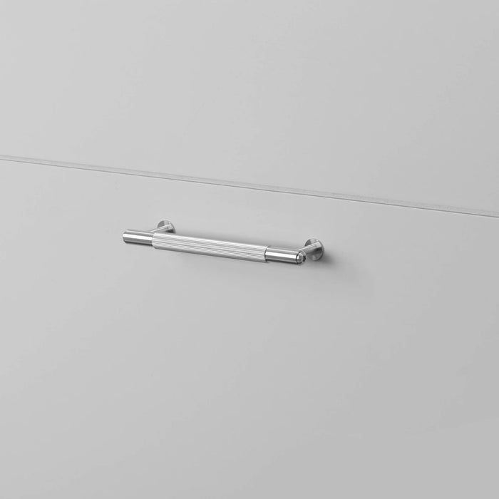 Buster + Punch Linear Pull Bar handle in Steel finish small size