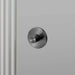 Front view of Buster + Punch Linear Thumbturn Lock in Gun Metal finish