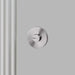 Front view of Buster + Punch Linear Thumbturn Lock in Steel finish