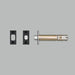 Buster + Punch Privacy Bolt Thumbturn Lock in Black finish with 3-3/4 inch large backset