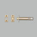 Buster + Punch Privacy Bolt Thumbturn Lock in Brass finish with 3-3/4 inch large backset