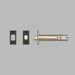 Buster + Punch Privacy Bolt Thumbturn Lock in Gun Metal finish with 3-3/4 inch large backset
