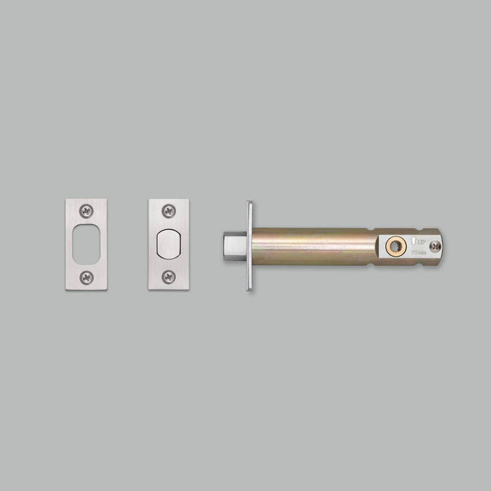 Buster + Punch Privacy Bolt Thumbturn Lock in Steel finish with 3-3/4 inch large backset