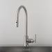 Buster + Punch pull-out kitchen faucet in steel finish
