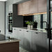 Buster + Punch T-Bar PLATE Cross hardware styled in a contemporary kitchen interior