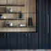 Buster + Punch T-Bar PLATE Cross steel hardware featured in luxury shelving display