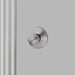 Buster + Punch Thumbturn Lock Cross in steel finish front view